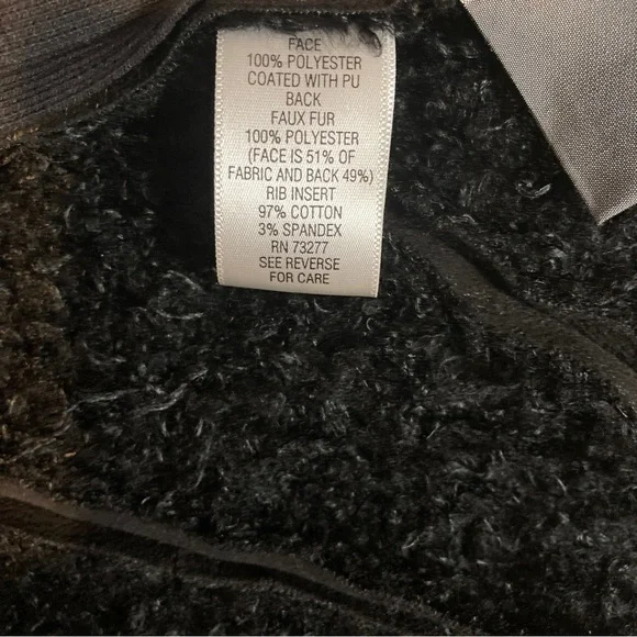 Vera Wang Black Textured Moto Jacket - Size M - Picture 14 of 16